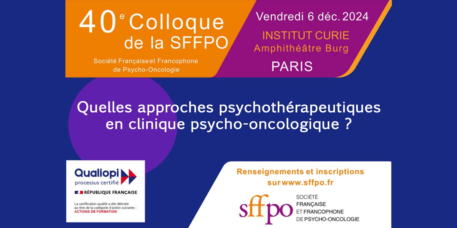 40ème colloque de la SFFPO